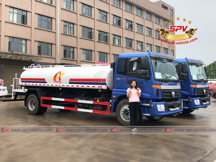 Water Tank Lorry FOTON - 10,000 litres - RF